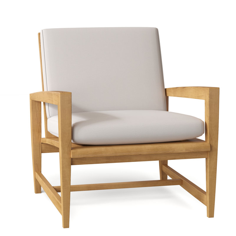 Amalfi Outdoor Teak Lounge Chair, Cloud