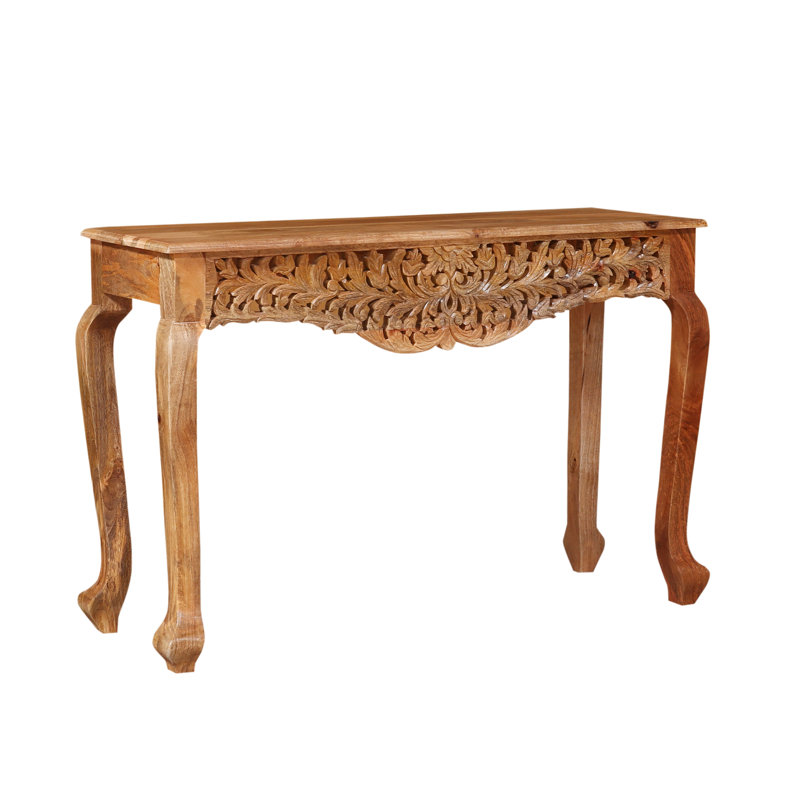 Zalia 120cm Solid Wood Console Table