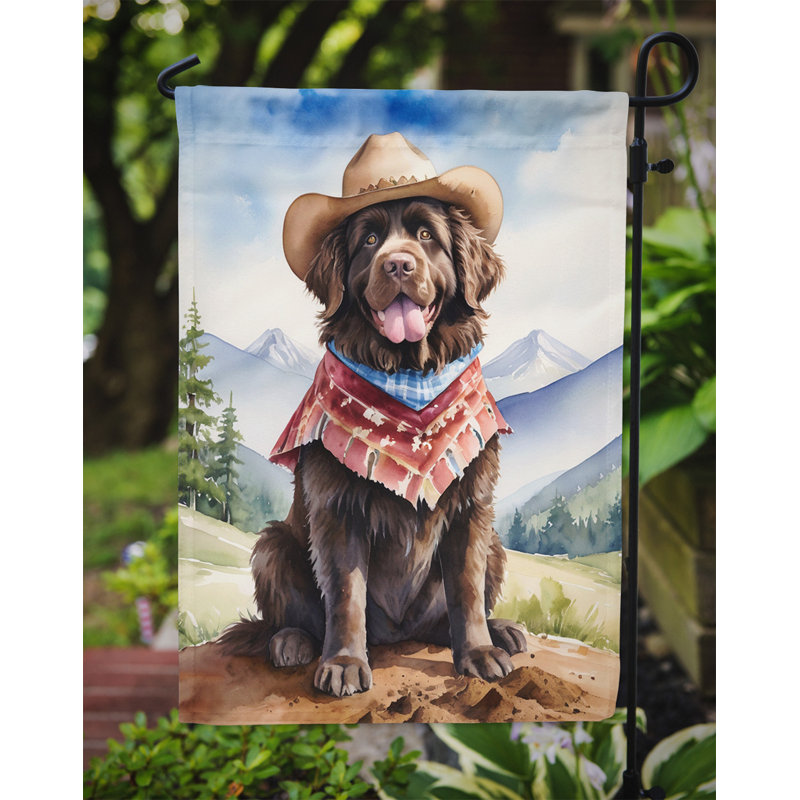 Drapeau Cowboy Welcome Garden, Terre-neuve