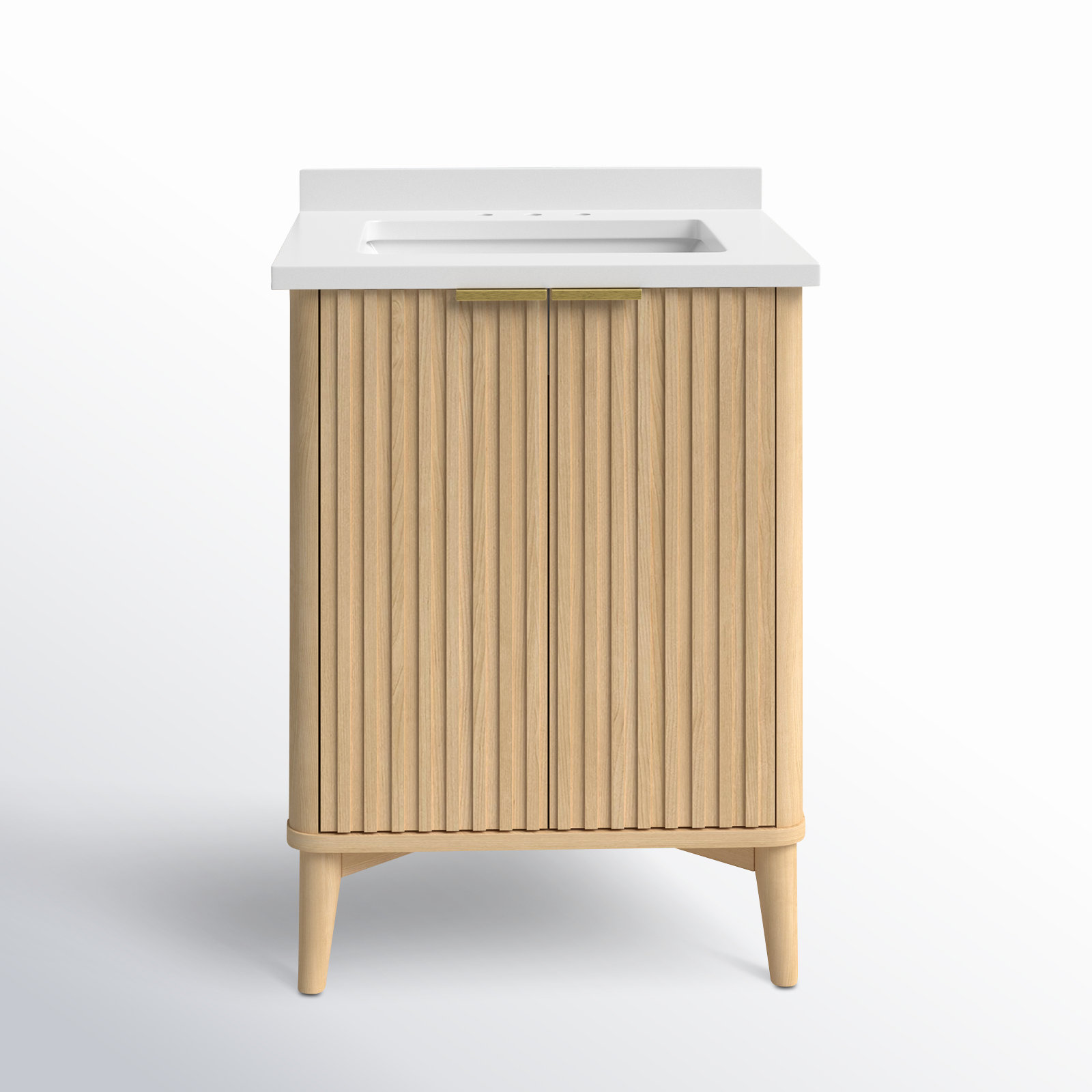  Gabi 24 in. Single Bathroom Vanity, Rustic Ash