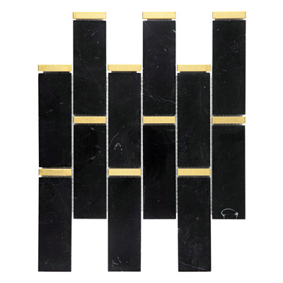 2" x 4" Marble Mosaic Subway Wall & Floor Tile