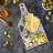 Ambesonne Kitty Tempered Glass Cutting Board Colourful Different Cats Multicolor