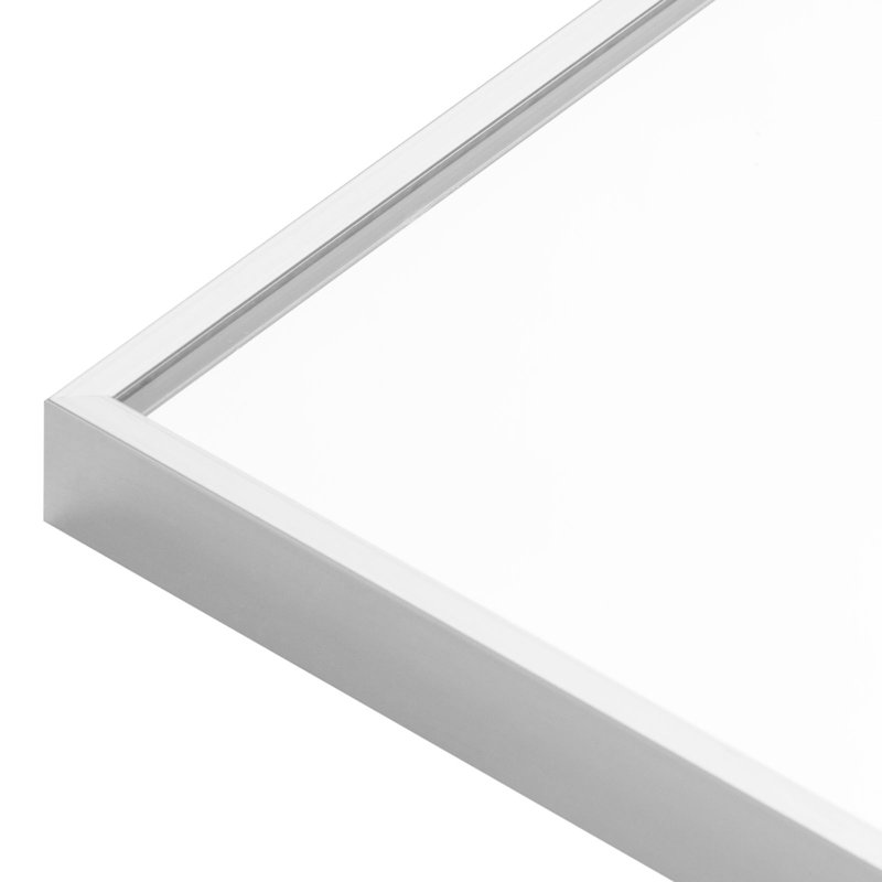 Miroir sur pied Koudia, Blanc, 64 po x 21 po
