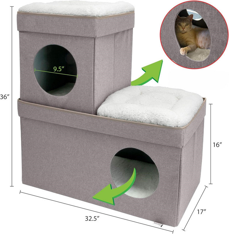Habitation pour chat 36 "pliante