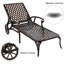 Chaise longue en aluminium coulé 1Pcs-203699018