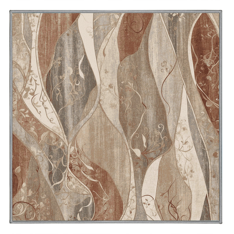 Sunset Sway Rug, Square 4'