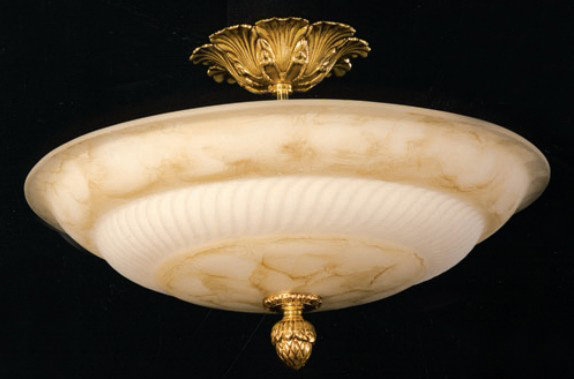 Belote Glass Semi Flush Mount