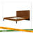 Mid-Century Modern Solid Wood Bed Frame-1394390840