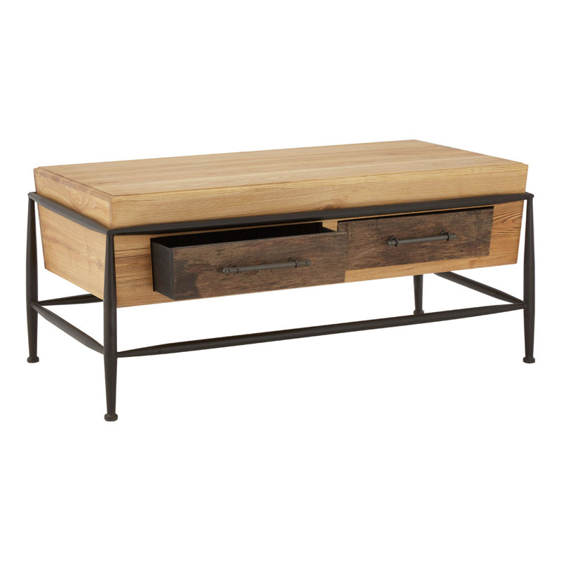 Sabia Four Leg Coffee Table with Storage