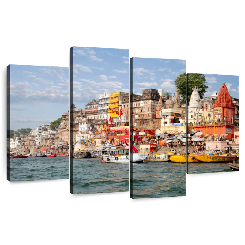 Ghats of Varanasi, H 22 po x l 36 po