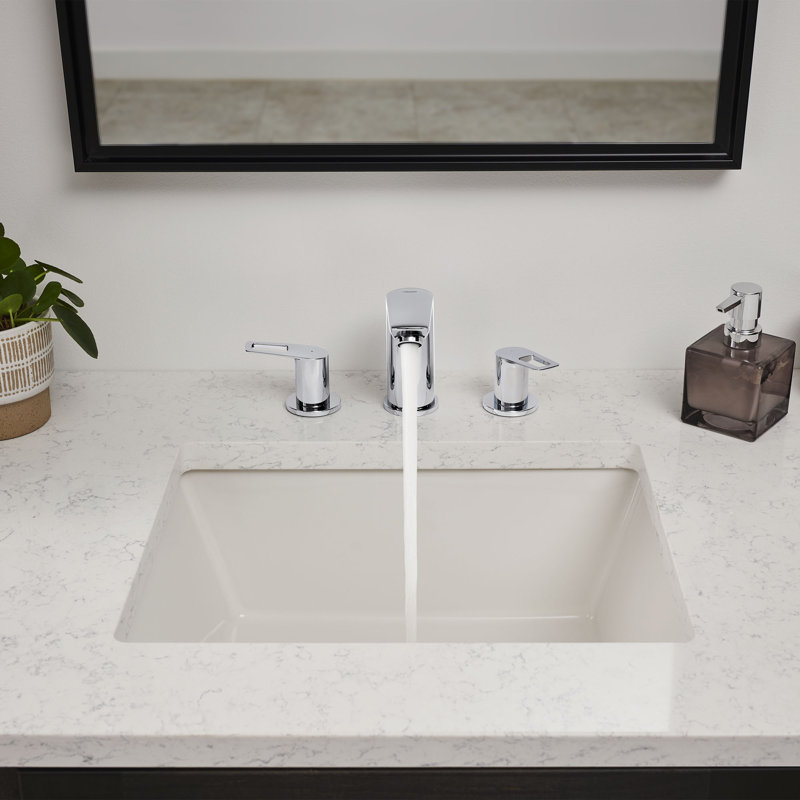 BauLoop Widespread Bathroom Faucet with Drain Assembly