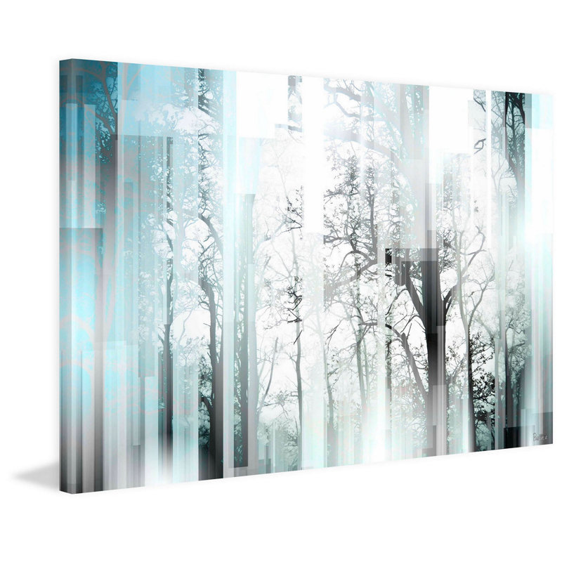 « wild trees », reproduction d’art sur toile tendue, 40 po x 60 po