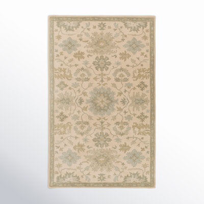 Arden Hand-Woven Wool Floral Rug