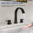 Widespread Bathroom Faucet 3 Hole, 2-handle Bathroom Sink Faucet with Drain Assembly-111856385