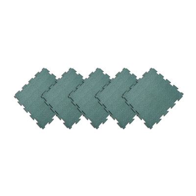 Carreaux de caoutchouc interverrouillables 1/4 po Terra-Flex