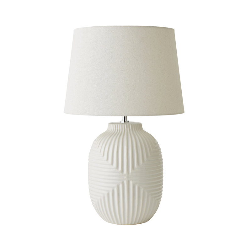 Harrison Ceramic Table Lamp, 56cm H x 35cm W x 35cm D