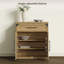 Armoire décorative à chevrons avec tiroir et tablette réglable-1705962032