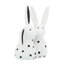Ensemble de 2 figurines en porcelaine grise à motif de pois de 7 po pour bureau à domicile