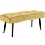 Banc rembourré 39,4 po Velours côtelé-1170276524