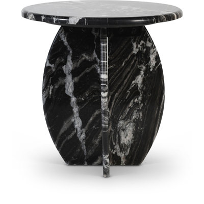 Iverna Marble Top End Table