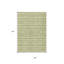 Tapis intérieur / extérieur lavable et géométrique 3 pi x 5 pi sauge et ivoire