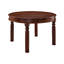 Oxford Acacia Round Wood Top Dining Table-78923353-78923359