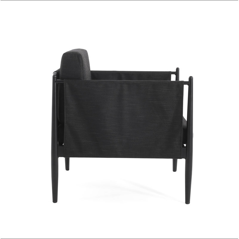 CHAISE DE CLUB DAWson, Gris foncé