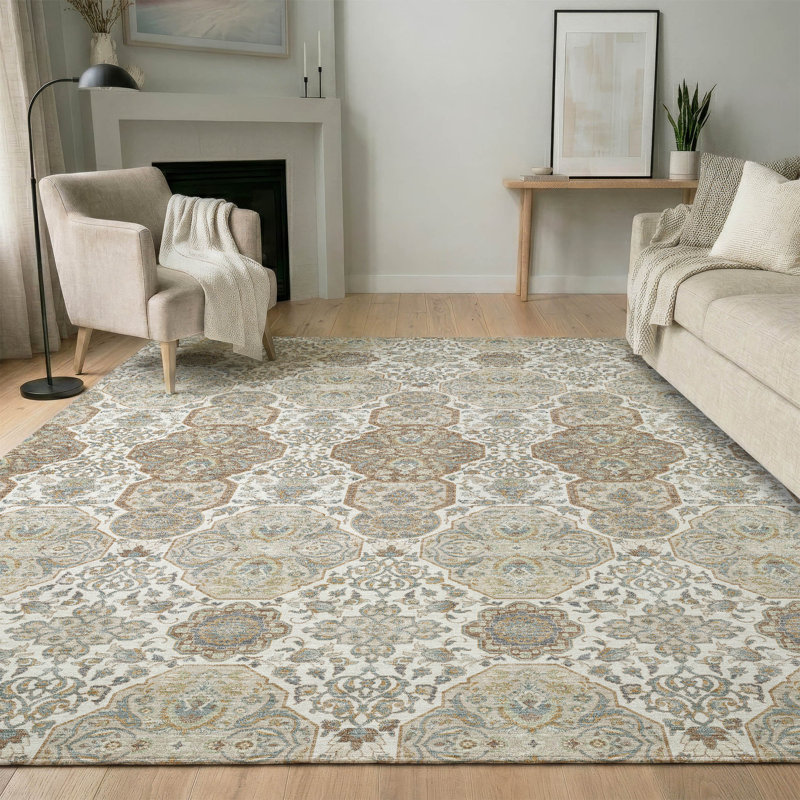 Tapis lavable à la machine de qualité supérieure Mayfield AMF2483, Ivory, 9' x 12'