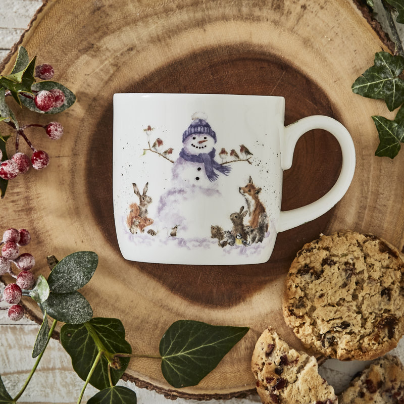 Classic Wrendale Designs, Gathered All Around (Snowman) Mug