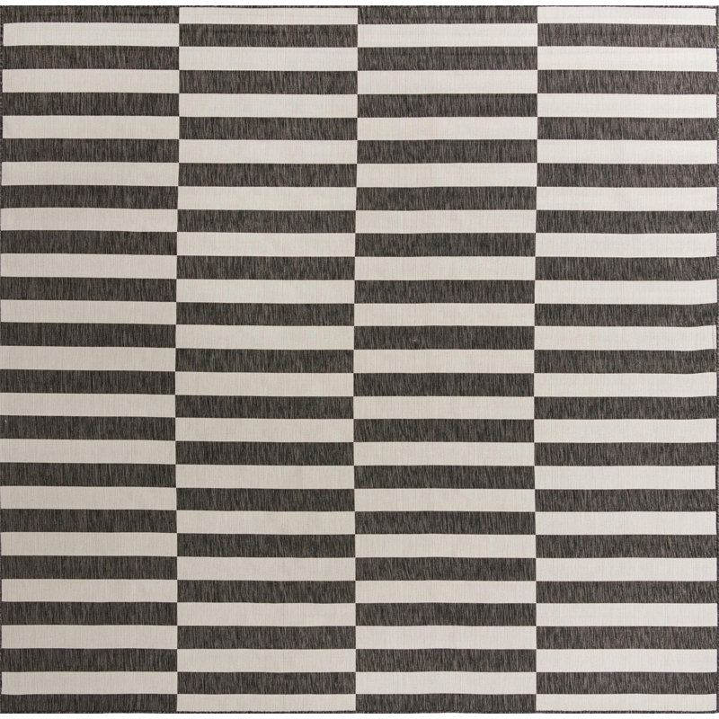 Tapis d'extérieur scintillant gris, Carré 10 pi 8 po