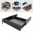 Under Desk Mounted Sliding Pull-Out Drawer Storage Organizer