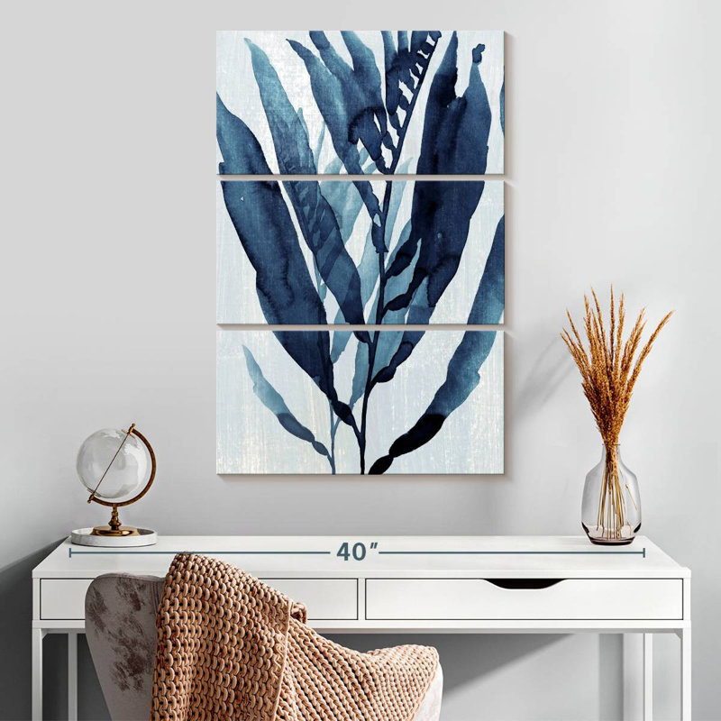 Harnek Blue Drift I, 32" H x 20" W