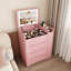Bureau de meuble-lavabo à miroir 3 en 1 avec DEL réglable et plateau latéral-847210905