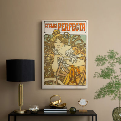 Cycles Perfecta -Gallery Wrapped Canvas by Alphonse Mucha