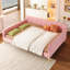 Lit de jour rembourré grand avec espace de sommeil confortable, structure, pas de sommier requis Assemblage facile