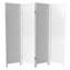 6 Ft. Tall Wooden Louvered Room Divider Walnut 3 Panel-1123949886-1123949872