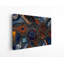 Macro de pierre d'agate colorée sur toile-834608645