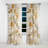 Beige Botanical Impressions II - Abstract Botanicals Blackout Abstract Curtain - 1 Panel-107824146