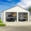 Remise de garage en métal l 23 pi. X P 22 pi.