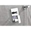 Robinet mural pour salle de bain avec robinet mural en laiton blanc