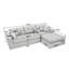Canapé modulaire surdimensionné de 113 po avec nuage 113 po-380764673