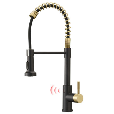 Touchless Hands-Free Automatic Smart Kitchen Faucet, Black | Gift Idea
