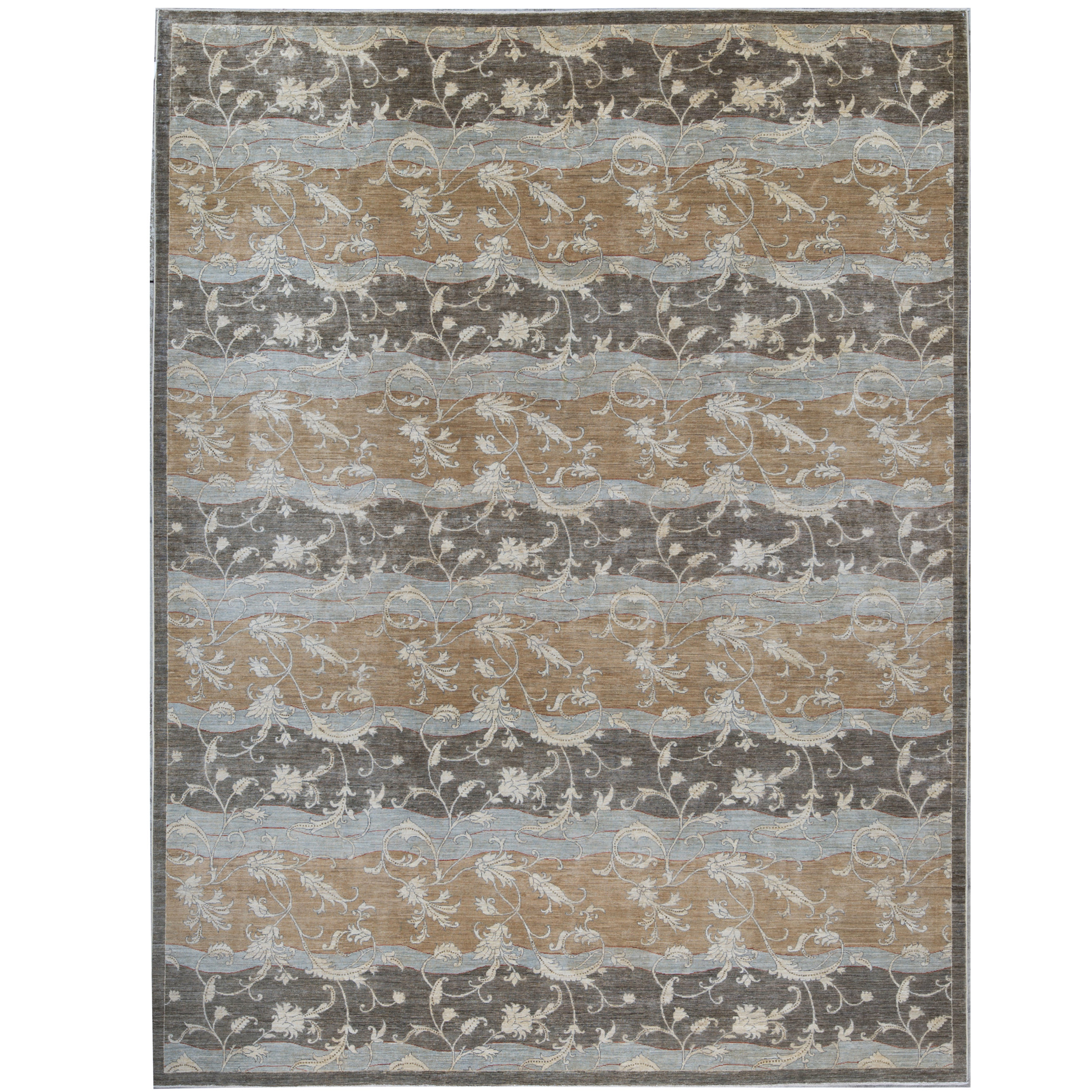 Bokara Rug Co., Inc. Hand-Knotted High-Quality Brown/Beige/Gray Area Rug | Wayfair