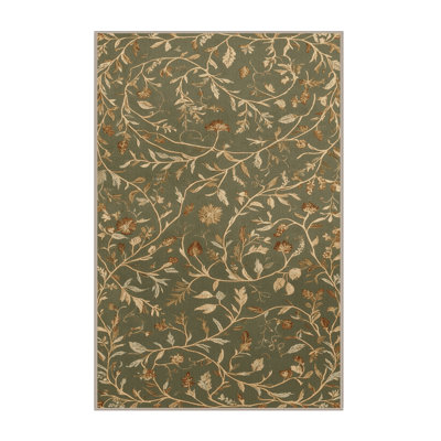 Machine Washable Nature Brown Area Rug