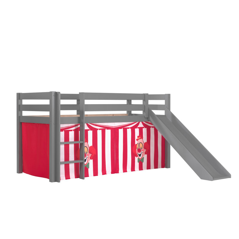 Pino European Single (90 x 200cm) Mid Sleeper Loft Bed Bed by Vipack