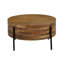 Round Solid Mango Wood Coffee Table