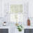 Archaeo Akari Slub Textured Linen Blend Semi-Sheer Rod Pocket Kitchen Curtain Tier Pair-1892771870-1892771871