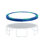 Coussin de sécurité pour trampoline Machrus Upper Bounce, pour cadre de trampoline rond de 15 pi - bleu / vert