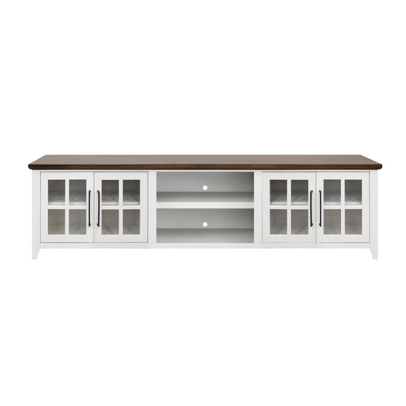 Console de meuble télé 96 pouces Providence, Blanc