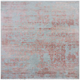 Abstract Area Rug in Copper/Gray/Orange